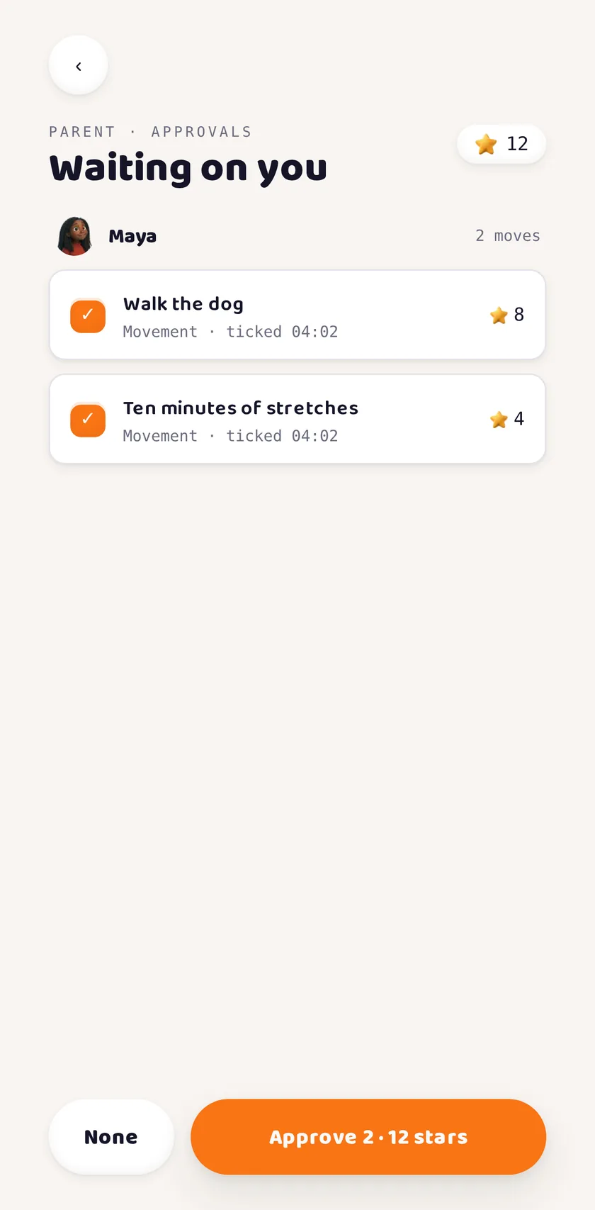 Vimmy parent controls